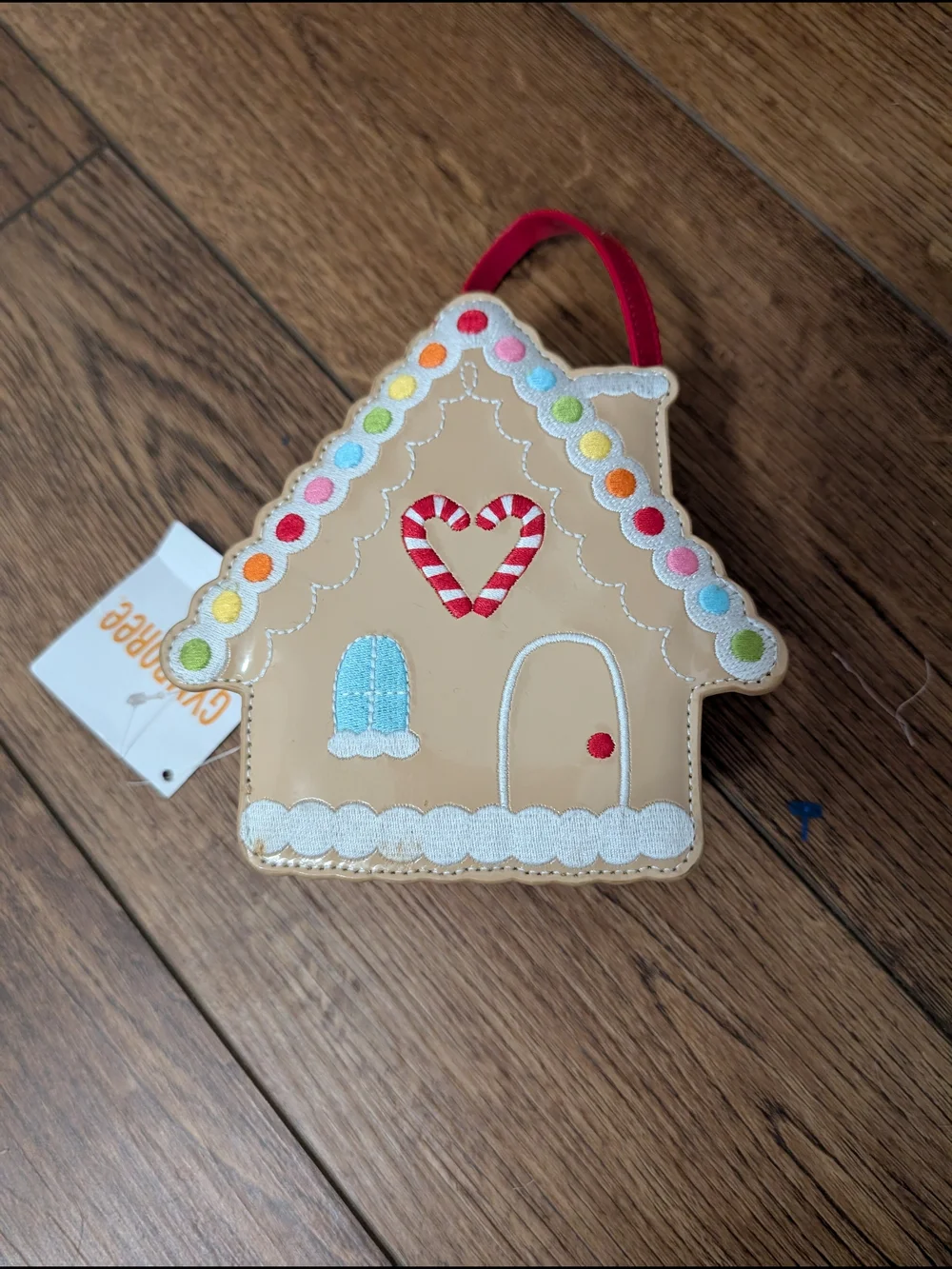 NWT Gymboree Cozy Cutie Gingerbread House Purse.